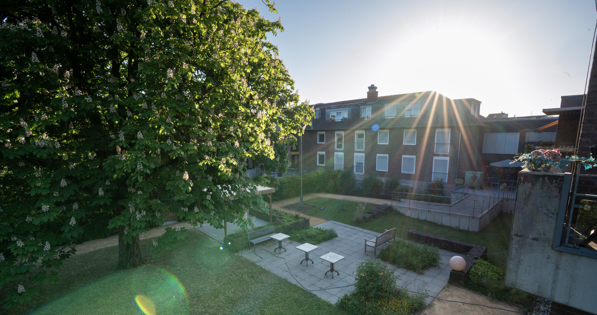 "Ich will euch tragen bis ins Alter und bis ihr gru werdet spricht der Herr - Jesaja 46-4" an einer Wand geschrieben