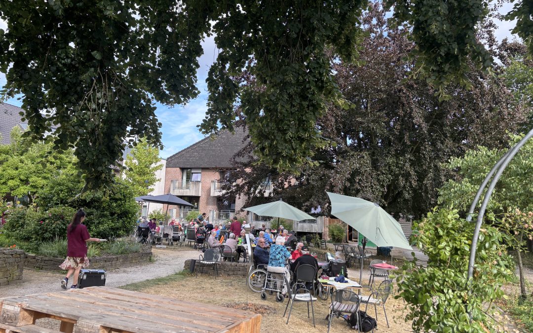 Grillfest mit besonderem Gast